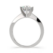 Camilla Round Cut Solitaire Engagement Ring Setting - Nivetta